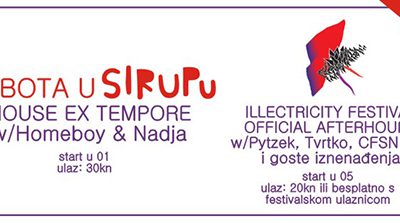 Homeboy, Nadja + Illectricity festival official afterhours