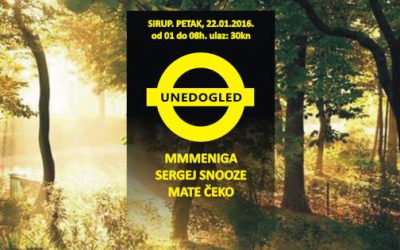Unedogled w. Sergej Snooze, MMMeniga, Mate Čeko